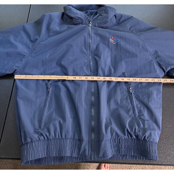 Ukrop's Threads Signature Collection Men's Harris Teeter Employee Blue Jacket L - Picture 9 of 10